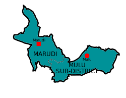 Location of Marudi
