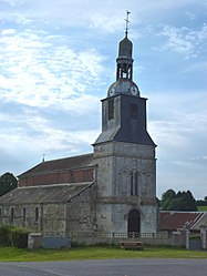 The church in Marlemont