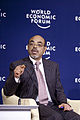Politician Meles Zenawi, the former Prime Minister of Ethiopia.