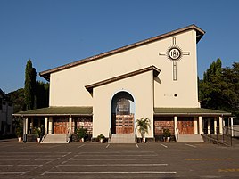 The Nyakahoja Catholic Church.
