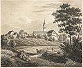 Kirche und Hohlandhaus um 1830