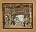 Image 178Set design for Act I of Les Huguenots, by Philippe Chaperon (restored by Adam Cuerden) (from Wikipedia:Featured pictures/Culture, entertainment, and lifestyle/Theatre)