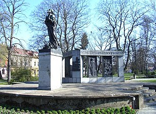 Monument to Jan Hus by sculptor František Bílek