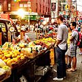 Produce stand on Mulberry Street