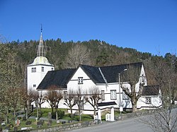 View of the Søndeled Church
