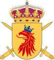 Coat of the arms of the South Scanian Regiment (P 7/Fo 11) 1994–2000 and the South Scania Group (Södra skånska gruppen) 2000–present.