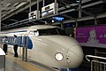 Image 8The Japanese 0 Series Shinkansen pioneered high speed rail service. (from Train)