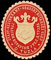 Seal of Tuzla town, 1850–1923