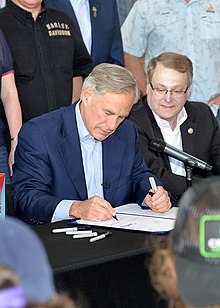 Gov. Greg Abbott signs the TABC Sunset bill into law.