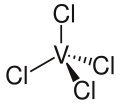 Struktur von Vanadium(IV)-chlorid