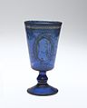 Wine Goblet, mid-19th century. Qajar dynasty. Brooklyn Museum.