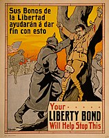 Liberty Bond poster by Fernando Amorsolo