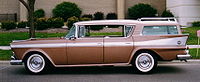 1958 AMC Ambassador 4-door pillarless hardtop station wagon
