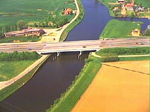Bridge of the A 59 over the Dieze