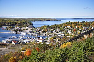 View of Parry Sound, Ontario