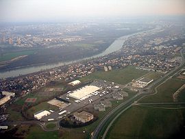 An aerial view of Athis-Mons