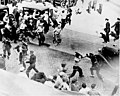 Image 2Striking teamsters armed with pipes battle police in the streets during the Minneapolis Teamsters Strike of 1934.