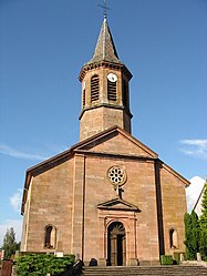 The church in Bourg-Bruche