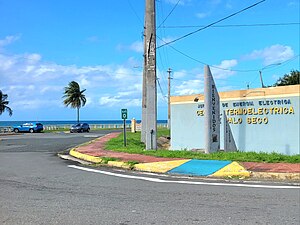 Puerto Rico Highway 870 north in Palo Seco