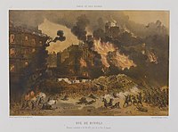 Fights and fire 24 may 1871