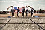 President Donald J. Trump participates in the groundbreaking ceremony of the Foxconn Facility