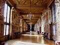 Die Galerie Franz’ I. im Schloss Fontainebleau, 1. Hälfte 16. Jh., geschlossene Galerie