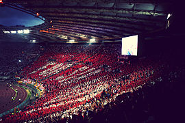 Champions-League-Finale 2009, Kurve der Fans von Manchester United