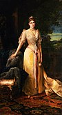 Friedrich August von Kaulbach - Portrait of Grand Duchess Elisabeth Feodorovna, 19th century