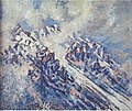 Lenzerheide: Berg in Wolken (Lenzerhorn), 1979