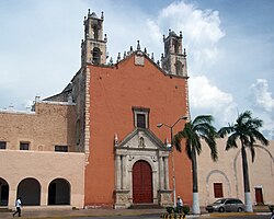 Church of San Juan Bautista in Motul, Yucatán
