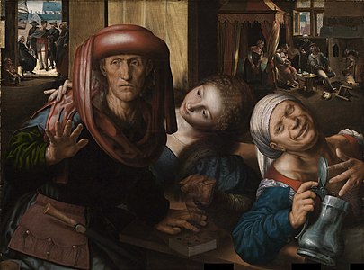 Jan Sanders van Hemessen, Brothel scene, c. 1545–50