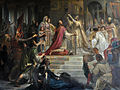 Coronation of Charlemagne at the Maximilianeum in Munich, by Friedrich Kaulbach, 1861