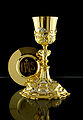 Baroque chalice with a paten