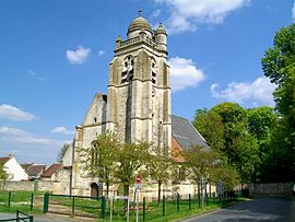 The church in La Chapelle-en-Serval