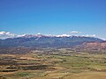 Mancos Valley and La Plata Mountains from Point Lookout