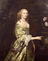 Lady Elizabeth Wilbraham, the possible architect of Weston, by Sir Peter Lely, one of the portraits in the collection