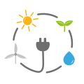 Renewable Energies Logo by Melanie Maecker-Tursun