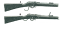 The Martini-Henry, showing the breech open and closed.