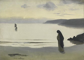 Reverie au Bord du Lac, circa 1900