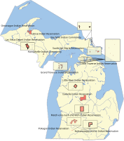 Indian reservations of Michigan