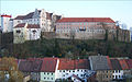 Blick vom Protschenberg auf Ortenburg mit Hofrichter- und Salzhaus
