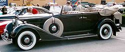 1934 Packard Eleventh Series Standard Eight Model 1101 convertible sedan