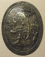 Low Counties, hunting scene, 17th century