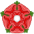 Red Rose Badge of Lancaster