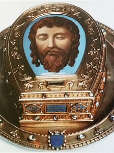 Copy of the reliquary made for the head of Saint John the Baptist (19th century)