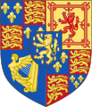 Coat of arms of King William III of England as King of England.