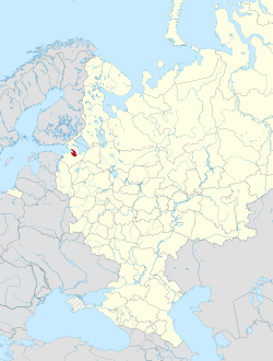 Location of Saint Petersburg in European Russia