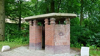 Brick pissoirs, Deventer, Arnhem, Netherlands, 1923