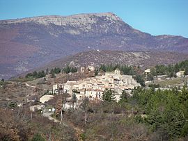 A general view of the village of Aurel