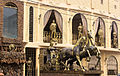 Equestrian statue in Gemete restaurant of the Colosseum